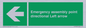 SY7927: Emergency assembly point directional Left arrow