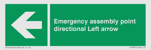 SY7927: Emergency assembly point directional Left arrow