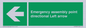 SY7927: Emergency assembly point directional Left arrow