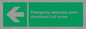 SY7927: Emergency assembly point directional Left arrow