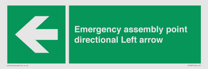 SY7927: Emergency assembly point directional Left arrow