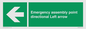 SY7927: Emergency assembly point directional Left arrow