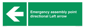 SY7927: Emergency assembly point directional Left arrow