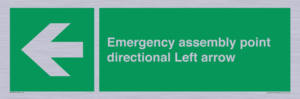SY7927: Emergency assembly point directional Left arrow