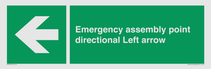 SY7927: Emergency assembly point directional Left arrow