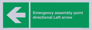 SY7927: Emergency assembly point directional Left arrow