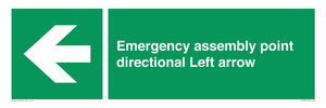 SY7927: Emergency assembly point directional Left arrow