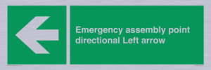 SY7927: Emergency assembly point directional Left arrow