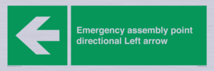 SY7927: Emergency assembly point directional Left arrow
