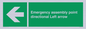 SY7927: Emergency assembly point directional Left arrow