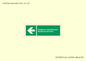 SY7927: Emergency assembly point directional Left arrow