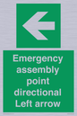 SY7927: Emergency assembly point directional Left arrow