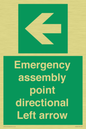 SY7927: Emergency assembly point directional Left arrow