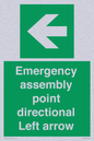 SY7927: Emergency assembly point directional Left arrow