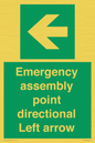 SY7927: Emergency assembly point directional Left arrow