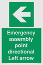 SY7927: Emergency assembly point directional Left arrow