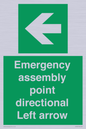 SY7927: Emergency assembly point directional Left arrow
