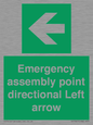 SY7927: Emergency assembly point directional Left arrow