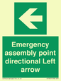 SY7927: Emergency assembly point directional Left arrow