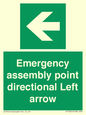 SY7927: Emergency assembly point directional Left arrow