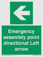 SY7927: Emergency assembly point directional Left arrow