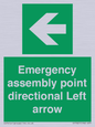 SY7927: Emergency assembly point directional Left arrow