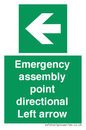 SY7927: Emergency assembly point directional Left arrow