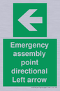 SY7927: Emergency assembly point directional Left arrow