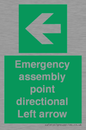SY7927: Emergency assembly point directional Left arrow