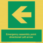 SY7927: Emergency assembly point directional Left arrow