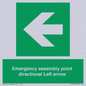 SY7927: Emergency assembly point directional Left arrow