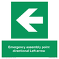 SY7927: Emergency assembly point directional Left arrow