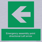 SY7927: Emergency assembly point directional Left arrow