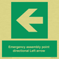 SY7927: Emergency assembly point directional Left arrow
