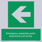 SY7927: Emergency assembly point directional Left arrow