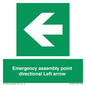 SY7927: Emergency assembly point directional Left arrow