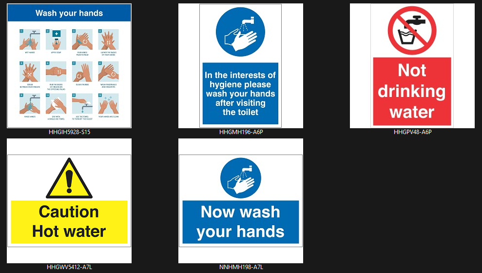 HHG-BD-0002: Signage bundle for Schools