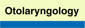 TB14405: NHS style Otolaryngology