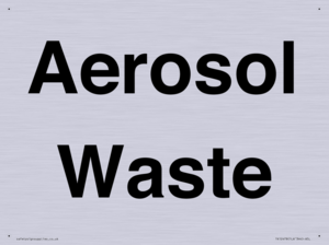 TK12478: Aerosol Waste