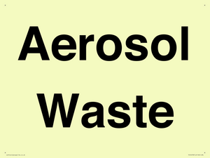 TK12478: Aerosol Waste