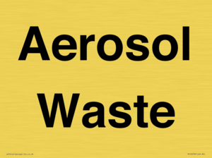 TK12478: Aerosol Waste