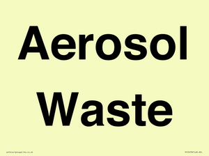 TK12478: Aerosol Waste