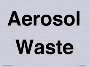 TK12478: Aerosol Waste