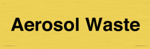 TK12478: Aerosol Waste