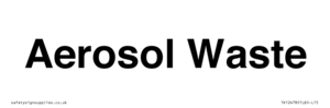 TK12478: Aerosol Waste