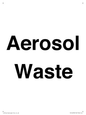 TK12478: Aerosol Waste