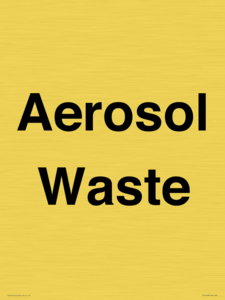 TK12478: Aerosol Waste