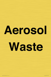 TK12478: Aerosol Waste