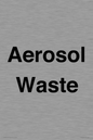 TK12478: Aerosol Waste