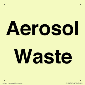 TK12478: Aerosol Waste